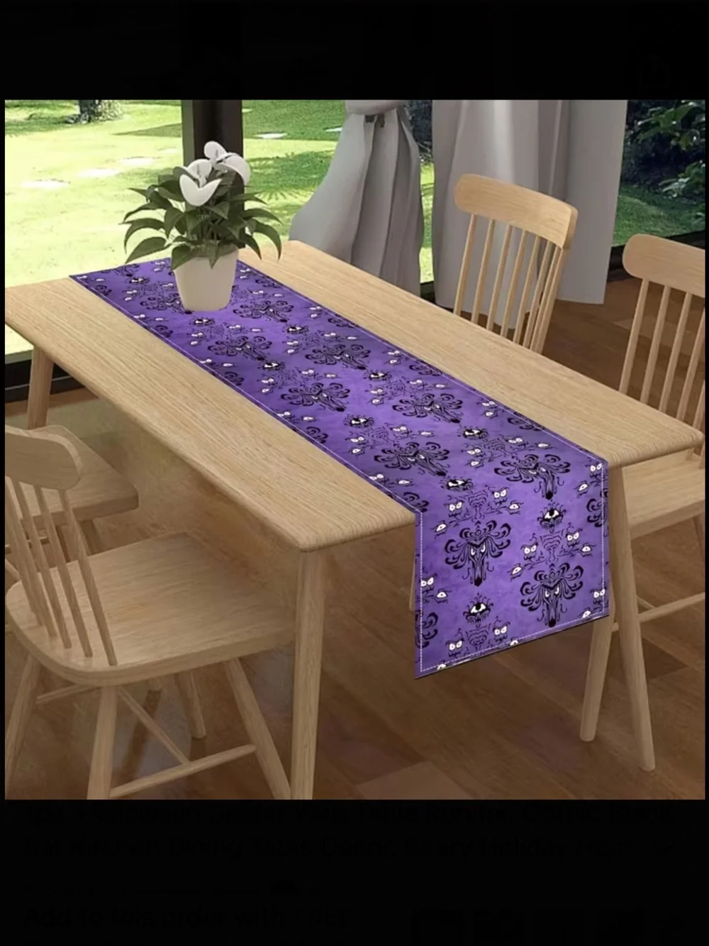 Haunted Mansion Table Runner